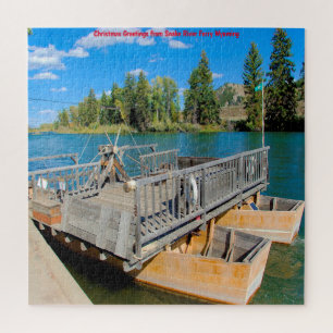 Nous aimons Snake River Ferry Wyoming. Puzzle
