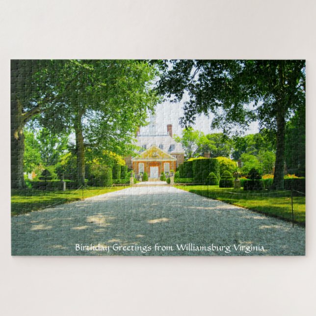 Nous aimons Williamsburg Virginia Jigsaw Puzzle (Horizontal)