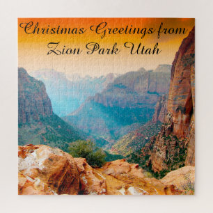 Nous aimons Zion Park Utah Jigsaw Puzzle