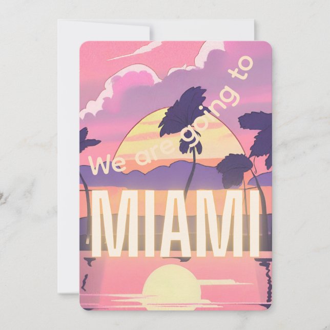 Nous allons au Miami Invitation (Devant)