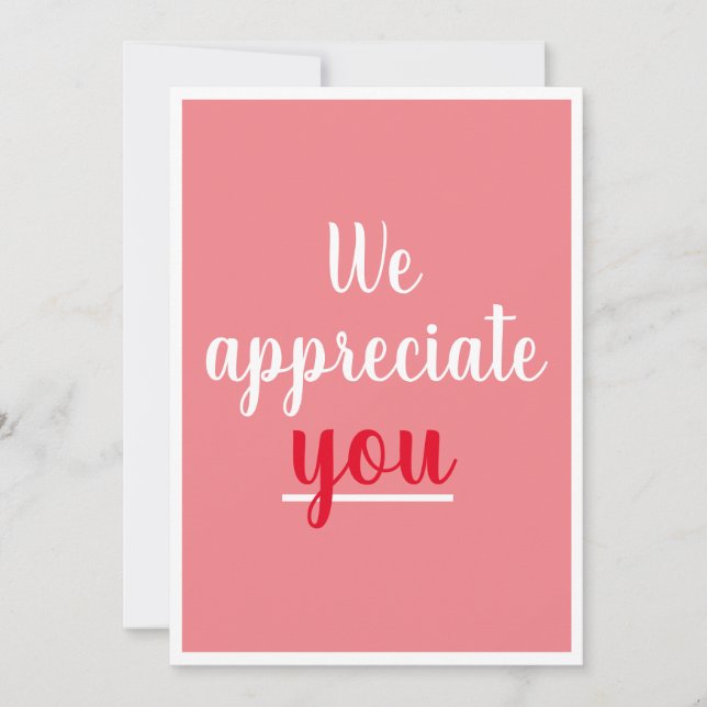  Nous apprécions votre beau geste Merci Rose (Devant)