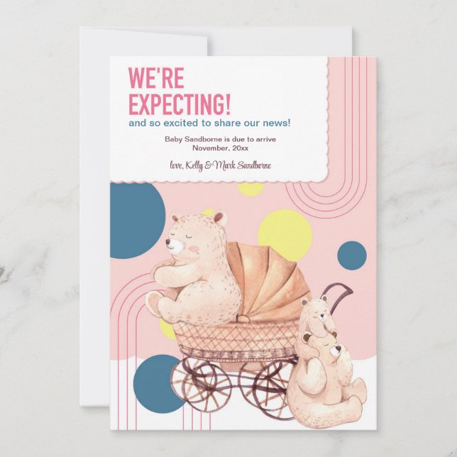 Nous attendons une Faire-part de grossesse (Devant)