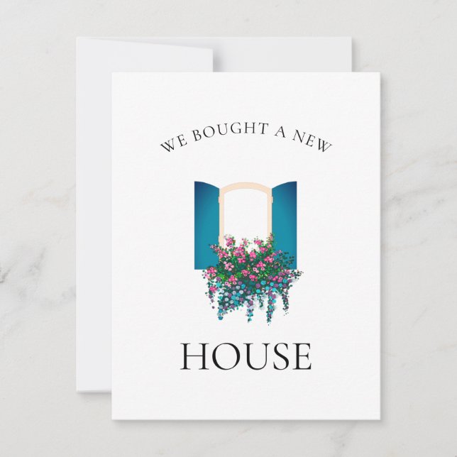 Nous Avons Acheté Une Nouvelle Maison Florale Fenê (Devant)