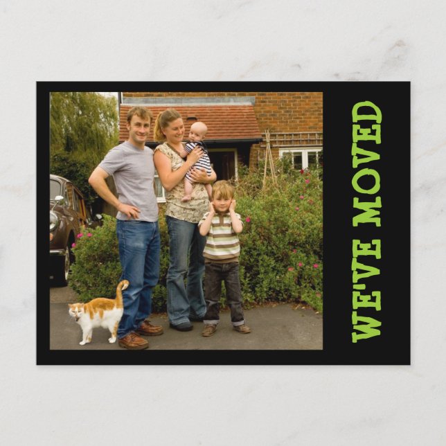 Nous avons bougé ! Nouvelle carte postale (Devant)