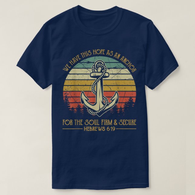 Nous Avons Cet Espoir Comme Ancre Pour Le Tshirt S (Design devant)