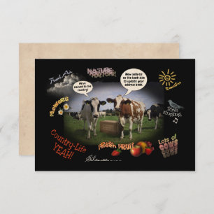 Nous avons déménagé au Pays (coutume). Faire-part