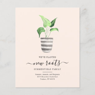 Nous avons déménagé Boho Moving Faire-part