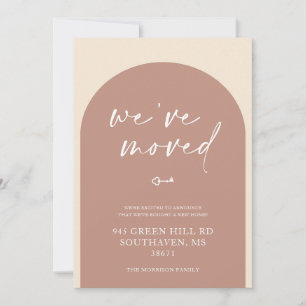 Nous avons déménagé Boho Moving Faire-part