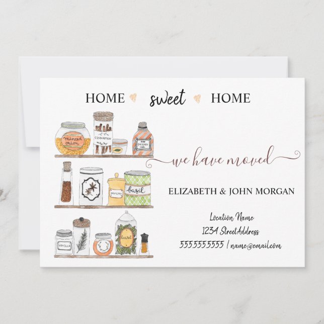 Nous Avons Déménagé, Bois, Cuisine Stock (Devant)