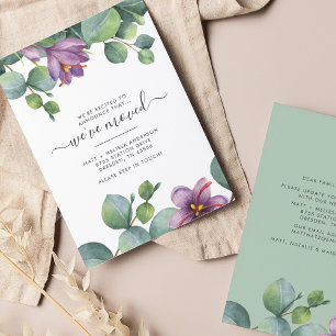 Nous avons déménagé Budget Eucalyptus Purple Green