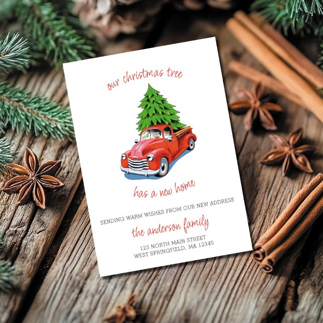 Nous avons déménagé Carte de Noël Nouvelle adresse (Créateur téléchargé)