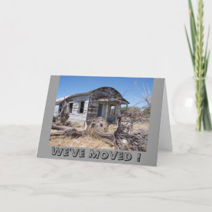 Nous avons déménagé ! cartes - Customisées