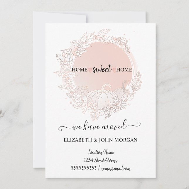 Nous Avons Déménagé, Citrouilles, Maison Sweet Hom (Devant)