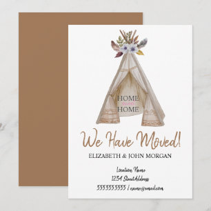Nous avons déménagé,Floral Tent déménagement