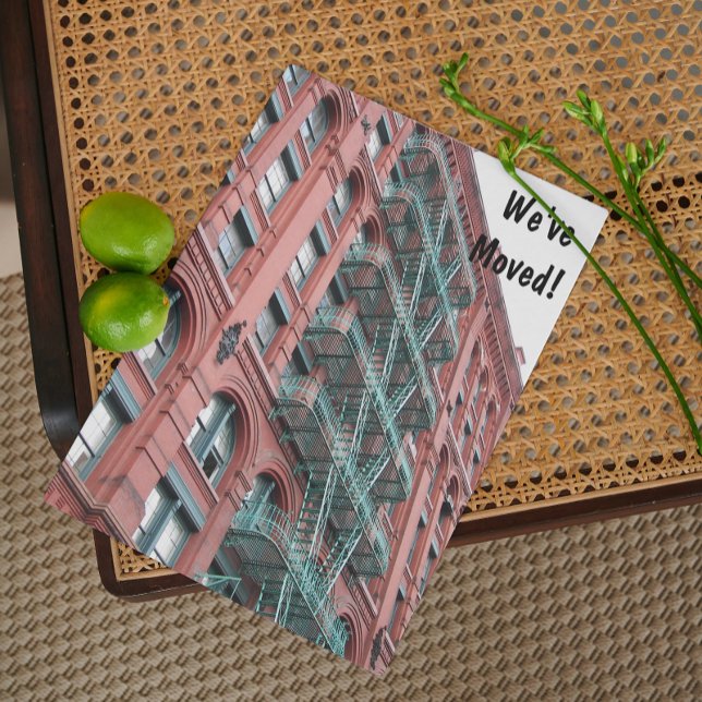 Nous avons déménagé Immeuble Faire-part de déménag (In Situ)