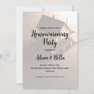 nous avons déménagé invitations de pendaison de cr