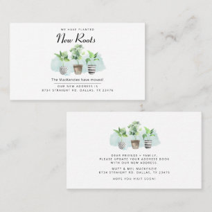 Nous avons déménagé la Faire-part de déménagement 