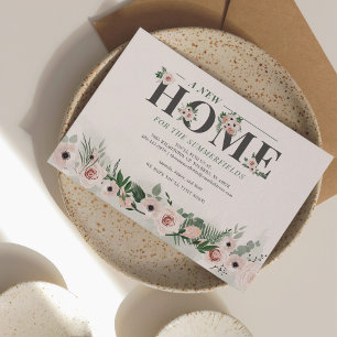 Nous avons déménagé la Faire-part de déménagement 