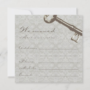 Nous Avons Déménagé Le Faire-part En Mouvement