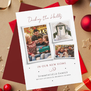 Nous avons déménagé Noël Vacances Photos de famill