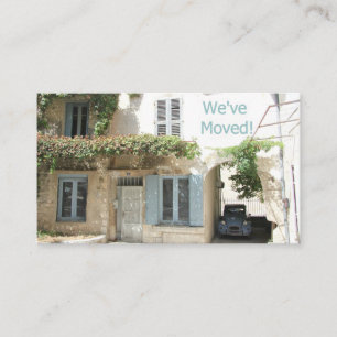 Nous avons déménagé - Nouveau Faire-part d'adresse