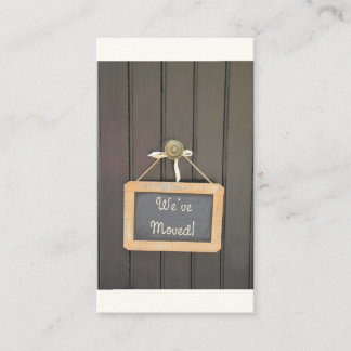 Nous avons déménagé - Nouveau Faire-part d'adresse