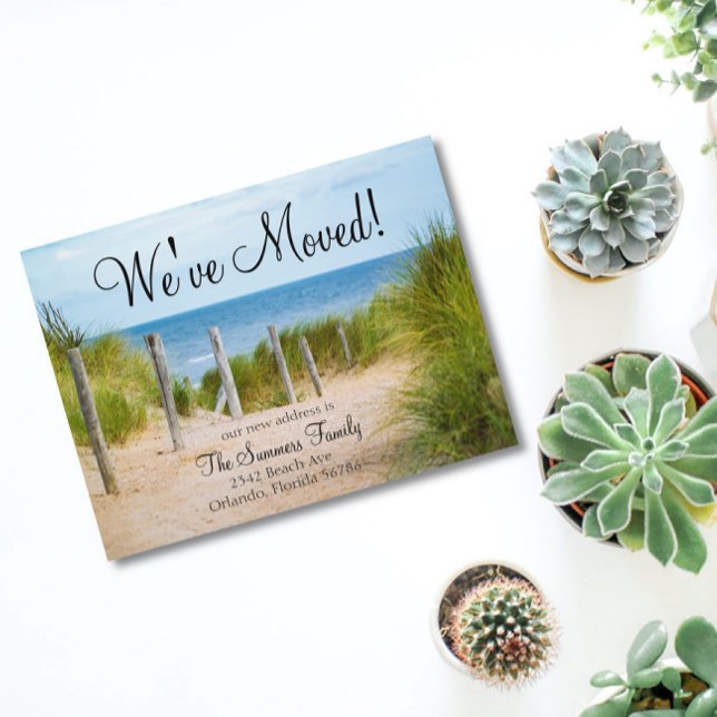 Nous avons déménagé Nouvelle Adresse Faire-part Pl (Créateur téléchargé)