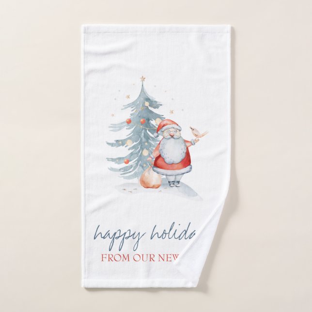 Nous avons déménagé, Père Noël Sapin (Serviette à main)
