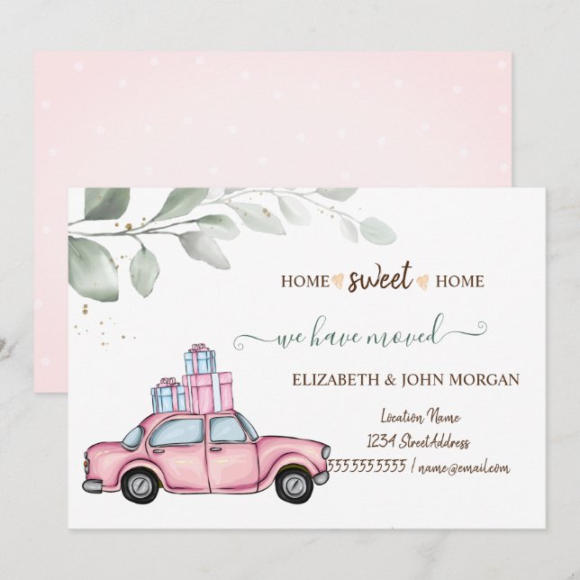 Nous avons déménagé,Pink Car Presents (Devant / Derrière)