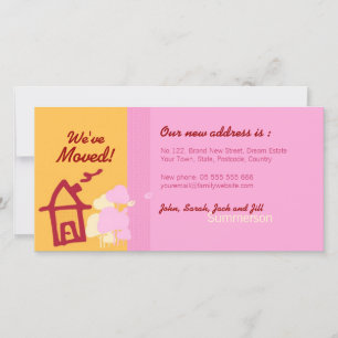 Nous avons déplacé Carte photo pastels orange et r