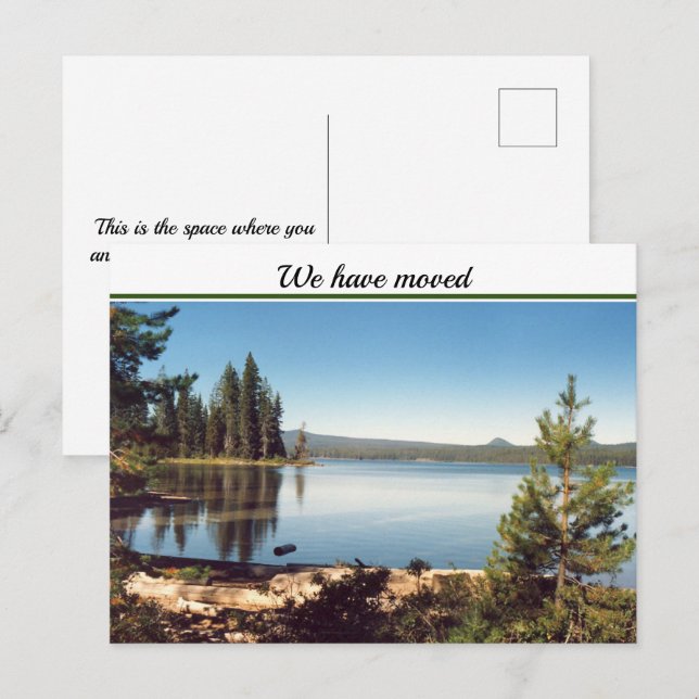 Nous Avons Déplacé Carte Postale (Devant / Derrière)