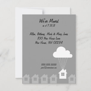 Nous avons déplacé des cartes Faire-part