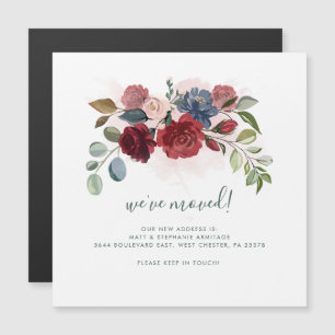 Nous avons déplacé Floral Dusty Blue Flowers Démén