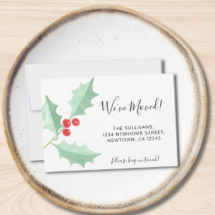 Nous avons déplacé Holly Moving Faire-part Mini ca