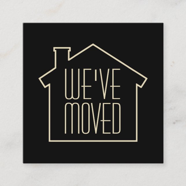 Nous avons déplacé la carte de boîtier moderne Bla (Devant)