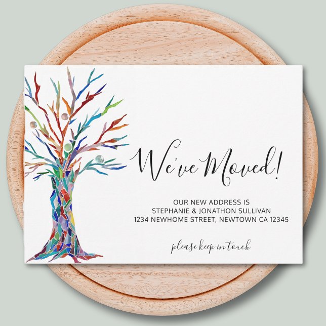 Nous avons Déplacé la carte de Faire-part Arbre. (Créateur téléchargé)