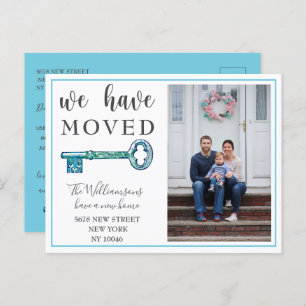 Nous Avons Déplacé La Clé Bleue Photo Faire-part D