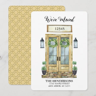 Nous avons déplacé la porte d'aquarelle Faire-part