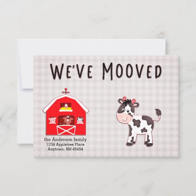 Nous avons déplacé la vache à Barnyard Nouveau Avi (Devant)