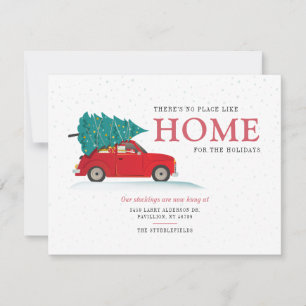 Nous avons déplacé la voiture rouge Faire-part de