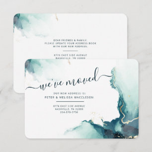 Nous Avons Déplacé L'Agate D'Adresse Faire-part De