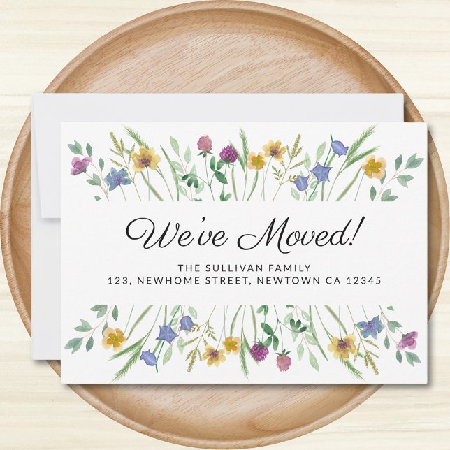 Nous avons déplacé le Faire-part de déplacement du (Créateur téléchargé)