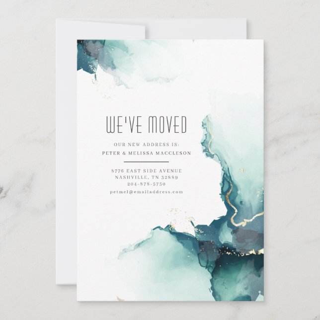 Nous avons déplacé le Faire-part de déplacement mo (Devant)