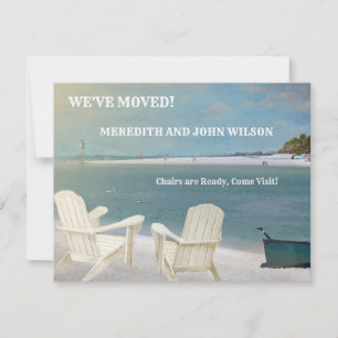 Nous avons déplacé Ocean Beach Move Faire-part Car