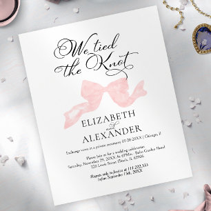 Nous Avons Fait Le noeud   Elopement de Mariage de