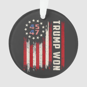 Nous avons gagné INAUGURATION DE TRUMP Drapeau amé
