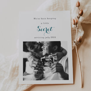 Nous avons gardé une carte photo secrète pour bébé