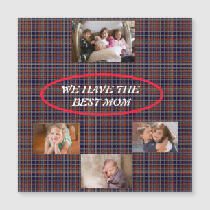 Nous avons la meilleure maman Tartan Plaid 4 photo