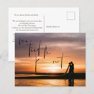 Nous avons lié la Faire-part de l'Elopement du noe