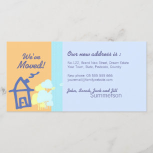 Nous avons Moved pastels Carte photo